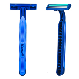 Haowell Bán Hot Dùng Một Lần Twin 2 Blade Razor Cạo Dùng Một Lần Razor Blade Với Cao Su Xử Lý - Product Image 1