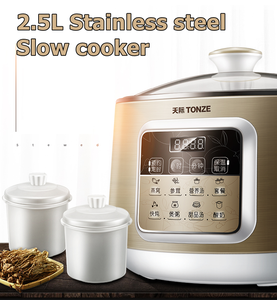 Velaze — casseroles à friser programmables en acier inoxydable, multi-usages, avec cuiseur électrique à enfoncement automatique, avec <span class=keywords><strong>Pot</strong></span> en céramique - Product Image 2