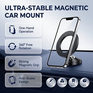 Support de téléphone magnétique pour tableau de bord de voiture <span class=keywords><strong>Magsafe</strong></span> 2024, vente en gros d'usine, compatible universel avec <span class=keywords><strong>iPhone</strong></span> 14 Pro Max, rotation à 360 degrés, 15W - Product Image 4