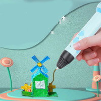Pena cetak 3d untuk hadiah ulang tahun anak-anak pena cetak gambar 3D dengan layar LCD filamen PLA mainan edukasi anak-anak lainnya