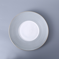 Vente en gros d'assiettes en porcelaine Vaisselle en céramique Service de vaisselle Vaisselle Assiettes en porcelaine fine Vaisselle pour dîner