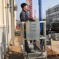 Plateforme suspendue individuelle Zlp250, capacité 250 kg, échafaudage suspendu en câble d'acier pour le nettoyage et l'entretien des bâtiments en hauteur