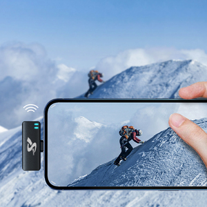 ไมโครโฟนไร้สายแบบหนีบปกเสื้อ SX16 ระดับมืออาชีพ พร้อมกล่องชาร์จ ไมโครโฟนบลูทูธขนาดเล็ก ไมโครโฟนไร้สายแบบหนีบปกเสื้อสำหรับ TikTok - Product Image 6