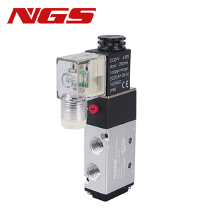 Nuova Valvola Solenoide Pneumatica NGS 5/2 a 5 Vie 1/4" 4V210-08 4V110-06 AC220V DC24V a Bobina Singola 4V310-10 4V410-15 - Product Image 3