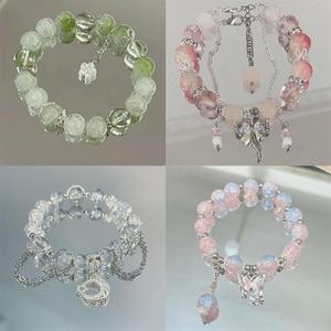 चीनी शैली की तितली प्राकृतिक पत्थर की एक ही शैली की महिलाओं की छाप हल्की लक्जरी आला उच्च अंत स्वभाव - Product Image 3