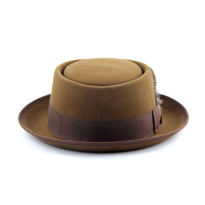 Yinlihua — chapeaux en laine pour femmes, doublure <span class=keywords><strong>plume</strong></span>, décoratifs, personnalisés, vente en gros - Product Image 2