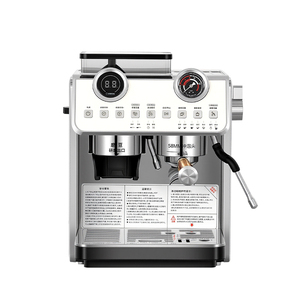 Cafetera Automática con Doble Caldera, 20 Bares, Control Digital, Diseño Italiano Moderno, Máquina de Espresso de Plástico - Product Image 4