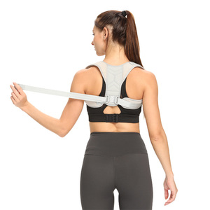 <span class=keywords><strong>Corrector</strong></span> <span class=keywords><strong>de</strong></span> postura <span class=keywords><strong>de</strong></span> espalda ajustable para hombres y mujeres, cinturón <span class=keywords><strong>de</strong></span> corrección <span class=keywords><strong>de</strong></span> soporte médico para clavícula y hombros - Product Image 1