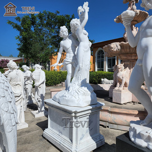 Stock de alta calidad de mármol blanco <span class=keywords><strong>griego</strong></span> clásico <span class=keywords><strong>Dios</strong></span> estatua <span class=keywords><strong>Apolo</strong></span> y Daphne escultura - Product Image 6