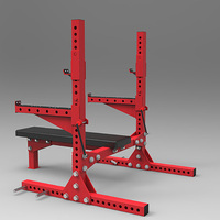 Banc de presse plat de support de squat de compétition d'haltérophilie multi d'OEM pour la salle d'entraînement de puissance