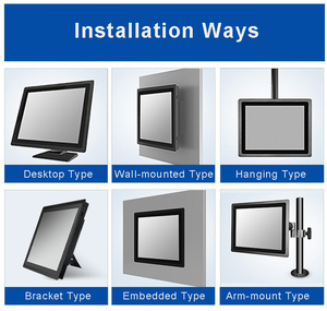 หน้าจอสัมผัส15 15.6 17 21.5นิ้ว PCAP สำหรับงานอุตสาหกรรมแผง HMI ไร้พัดลม Rk3399พีซีแผงแอนดรอยด์อุตสาหกรรม - Product Image 6