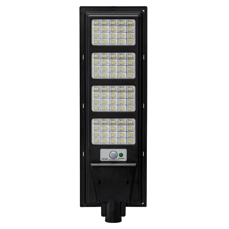 Nuevo estilo Solar integrado al aire libre Luz de calle solar con sensor de movimiento llevó