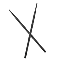 Antenne WiFi omnidirectionnelle double bande 2,4 GHz/5,8 GHz à gain élevé 9 dBi RP-SMA/SMA mâle - pour routeur sans fil/carte réseau