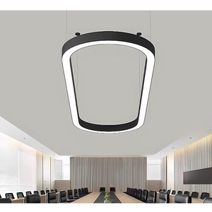 Lustre <span class=keywords><strong>moderne</strong></span> Phube Lighting, profil ovale long, luxe, ovale, doré, luminaire suspendu, <span class=keywords><strong>salle</strong></span> <span class=keywords><strong>à</strong></span> <span class=keywords><strong>manger</strong></span> - Product Image 1