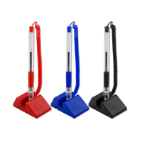 Stylo à bille personnalisable avec logo imprimé, encre multicolore, support de bureau, pointe de 1,0 mm, en plastique, pour le bureau, l'école, la banque