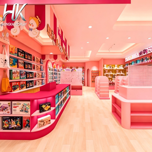Vitrina Personalizable, Estante de Pared, Isla de Exhibición con Iluminación LED, Juego Completo de Estantes para Exhibición en Tiendas de Juguetes, Boutiques y Comercios Minoristas - Product Image 2