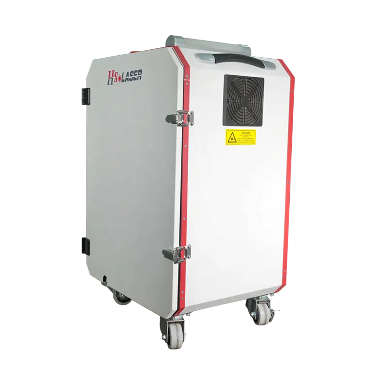 Pulse Laser Cleaning Machine 200W Air Cooled Design Fast Scan Speed Rust Oil Paint Removal Easy To Operate Industry Maintenance
