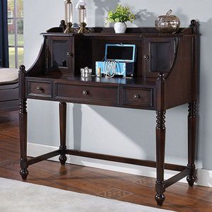 American Style <b>Solid</b> <b>Wood</b> Dressing Table With Storage Bedroom <b>Desk</b> For Home Use - Product Image 3