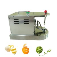 Kleine fruitenschiller, mini commerciële citrusenschiller, elektrische fruitenschilmachine voor sinaasappels en citroenen