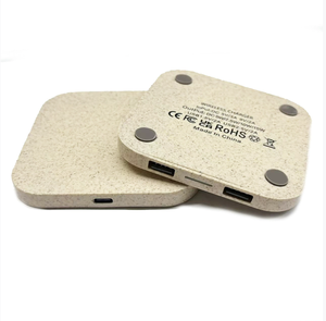 2 Ports Usb Paille de blé 7.5W 5W 10W 15W <span class=keywords><strong>Chargeur</strong></span> sans fil rapide <span class=keywords><strong>Induction</strong></span> <span class=keywords><strong>Chargeur</strong></span> sans fil <span class=keywords><strong>en</strong></span> <span class=keywords><strong>bois</strong></span> - Product Image 2