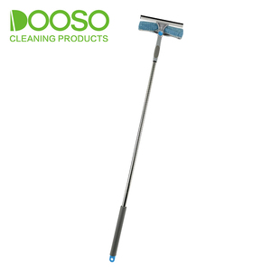 DOOSO Nettoyeur <span class=keywords><strong>de</strong></span> <span class=keywords><strong>vitres</strong></span> professionnel en caoutchouc, raclette double face 2 en 1 extensible - Product Image 3