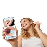 Nettoyeur d'oreilles visuel sans fil rechargeable étanche Kensoya de haute qualité, outil 5-en-1 avec moniteur de batterie intégré et caméra 50MP, modèle V20