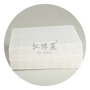 กล่องเก็บหลอดแช่แข็งแบบใส 100 หลุม ยี่ห้อ Hongbolai สำหรับใช้ในห้องปฏิบัติการ - Product Image 4