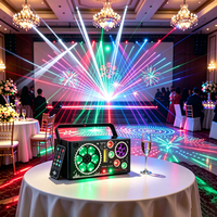 Projecteur LED Laser GoBo 7-en-1 pour Événements, Effet Œil d'Abeille, Télécommande DMX, Idéal Mariages et Concerts, Portable et Durable YSH