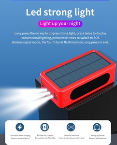 <span class=keywords><strong>Batterie</strong></span> <span class=keywords><strong>Externe</strong></span> Portable <span class=keywords><strong>Solaire</strong></span> sans Fil 50000 mAh avec LED, Power Bank Haute Capacité pour <span class=keywords><strong>iPhone</strong></span> Android - Product Image 6