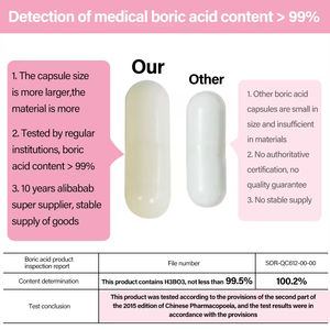Cápsulas de Ácido Bórico con Probióticos y Hierbas Naturales Orgánicas al por Mayor, 30 Unidades, Higiene Íntima Femenina - Product Image 4