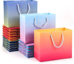 Bolsas de Papel Blancas de Lujo para Compras, Impresas Personalizadas con su Propio Logotipo, para Empaque de Regalos Premium - Product Image 1