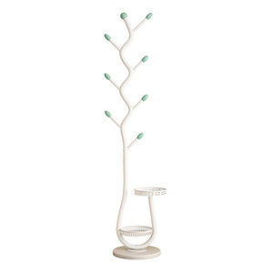 Porte-manteau moderne en métal sur pied pour chambre et salon, mobilier de maison - Product Image 1