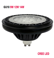 GX8.5-foco LED de 14W COB 24 dergee CDMR, lámpara de 12W, CDM-R111, 10W, con bombilla interna externa de 277v y 120V