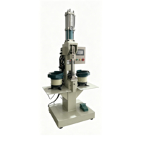 Machine à riveter à double rivet avec alimentation automatique, riveteuse pneumatique hydraulique pour quincaillerie de glissières de tiroirs de bureau