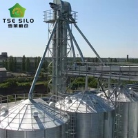 Élévateur à godets à faible taux de bris pour le levage vertical de céréales, compatible avec un convoyeur à foussoir pour silo en acier