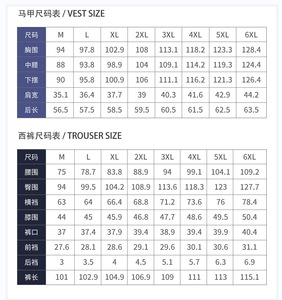 Traje de 3 piezas para <span class=keywords><strong>hombre</strong></span> con solapa y cuello negro: abrigo, <span class=keywords><strong>chaleco</strong></span> y pantalón / Traje formal de negocios, novio, boda, blazer, pantalón y <span class=keywords><strong>chaleco</strong></span> - Product Image 6