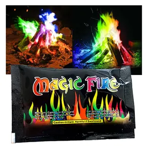 Color Magician Prop Bonfire Fireplace Patio Toy Party Supplies Factory Wholesale Professional Mystical Flames Magic Fire Powder