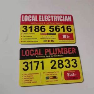 Aimants de réfrigérateur personnalisés découpés sur mesure en papier imprimé pour la promotion commerciale – Autocollants magnétiques en gros - Product Image 2