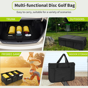 Bolsa de Almacenamiento para Disc Golf con Cubierta, Gran Capacidad, con 3 Divisores y 10 Bolsillos Laterales - Product Image 6