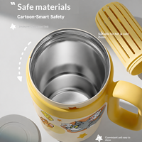 Nouvelle gourde isotherme créative en acier inoxydable 316 pour fabricants, avec poignée portable, pour sports de plein air, isolation sous vide