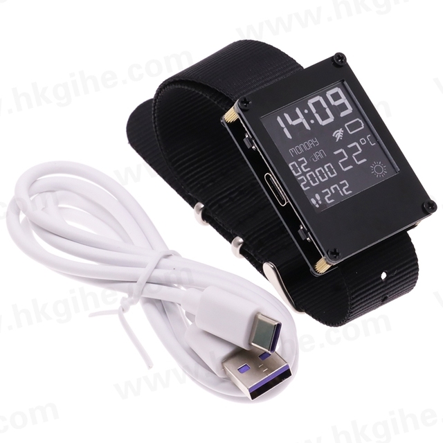 Wholesale Smart E-Watch WIFI Blue Tooth Programmable E-Paper Watch Open Source Hardware and Software ESP32 Mini with Great Price