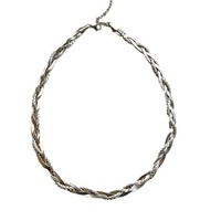 Plaqué or 18 carats 2024 bijoux tendance en acier inoxydable hypoallergénique et étanche collier à chaîne serpent torsadé pour femmes
