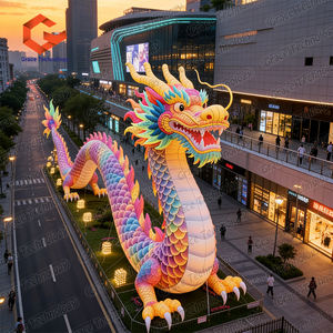 Dragon gonflable lumineux LED festif pour le Nouvel An, décoration <span class=keywords><strong>de</strong></span> vacances intérieure et extérieure pour centre <span class=keywords><strong>commercial</strong></span> <span class=keywords><strong>commercial</strong></span>, fête - Product Image 4
