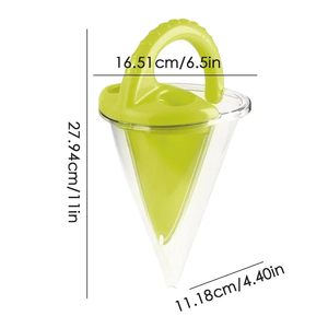 Entonnoir et mélangeur d'eau en plastique pour enfants, idéal pour les jeux de sable en extérieur et les activités parent-enfant - Product Image 2