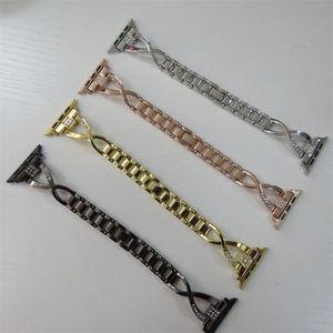 <span class=keywords><strong>Bracelet</strong></span> fin en alliage métallique avec diamants pour <span class=keywords><strong>Apple</strong></span> <span class=keywords><strong>Watch</strong></span> Series 11 10 9 8 7 6 <span class=keywords><strong>SE</strong></span> 5 - Product Image 5