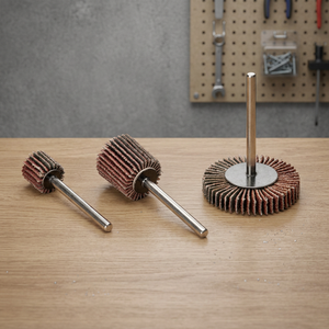 Outils abrasifs FERVI Micro Ruote Lamellari Premium, grain 60, diamètre 15 mm, 26000 tr/min, lot de 25 - Product Image 3