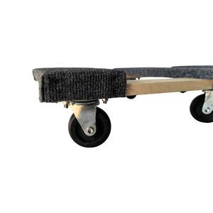 Chariot de manutention à plateforme à 4 roues personnalisable à bas prix d'usine pour les travailleurs de manutention de meubles en bois dur - Product Image 3