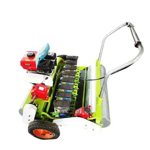 Mano propulsada 7.5HP gasolina 5/6/7/8/9/10/11/12 filas precisión vegetal semilla taladro máquina planta sembradora