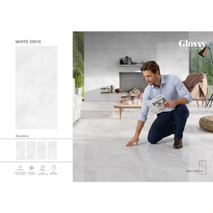 Pietra Dark Grey Large Format Porcelain Tiles 600x1200mm Glazed Polished Floor And <b>Wall</b> Tiles 60x120cm - Product Image 2