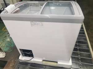 आइसक्रीम मांस बेकरी उत्पादों के लिए घुमावदार ग्लास डबल-तापमान एयर कूलिंग फ्रीजर फ्रीजर - Product Image 3